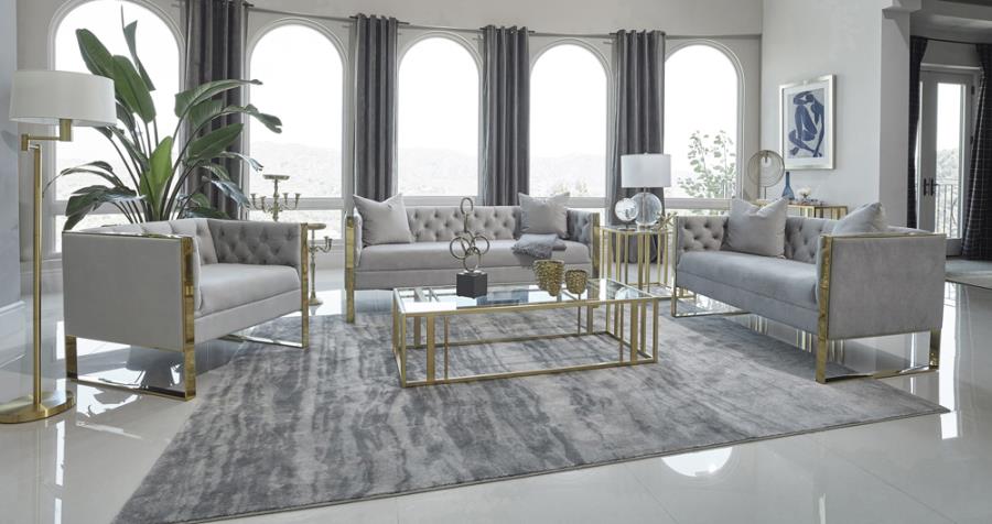 Eastbrook 2-PC Tufted Back Sofa & Loveseat Set