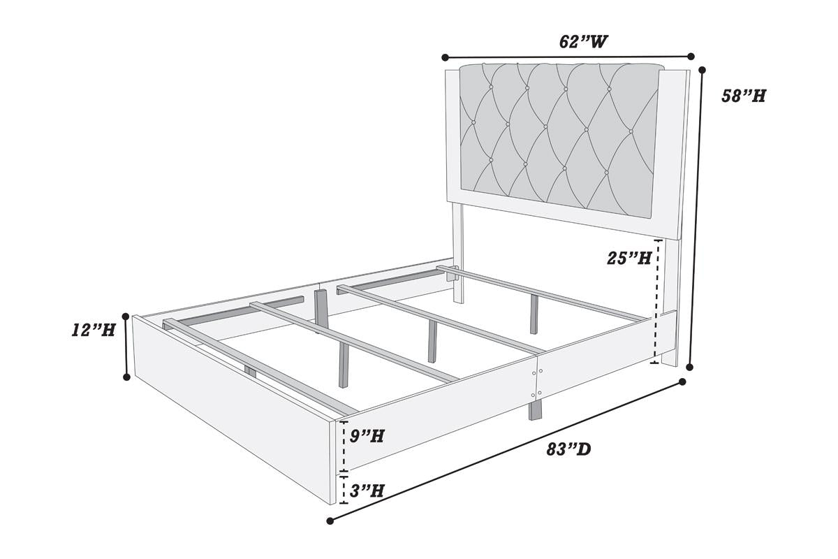F9561Q Queen Bed