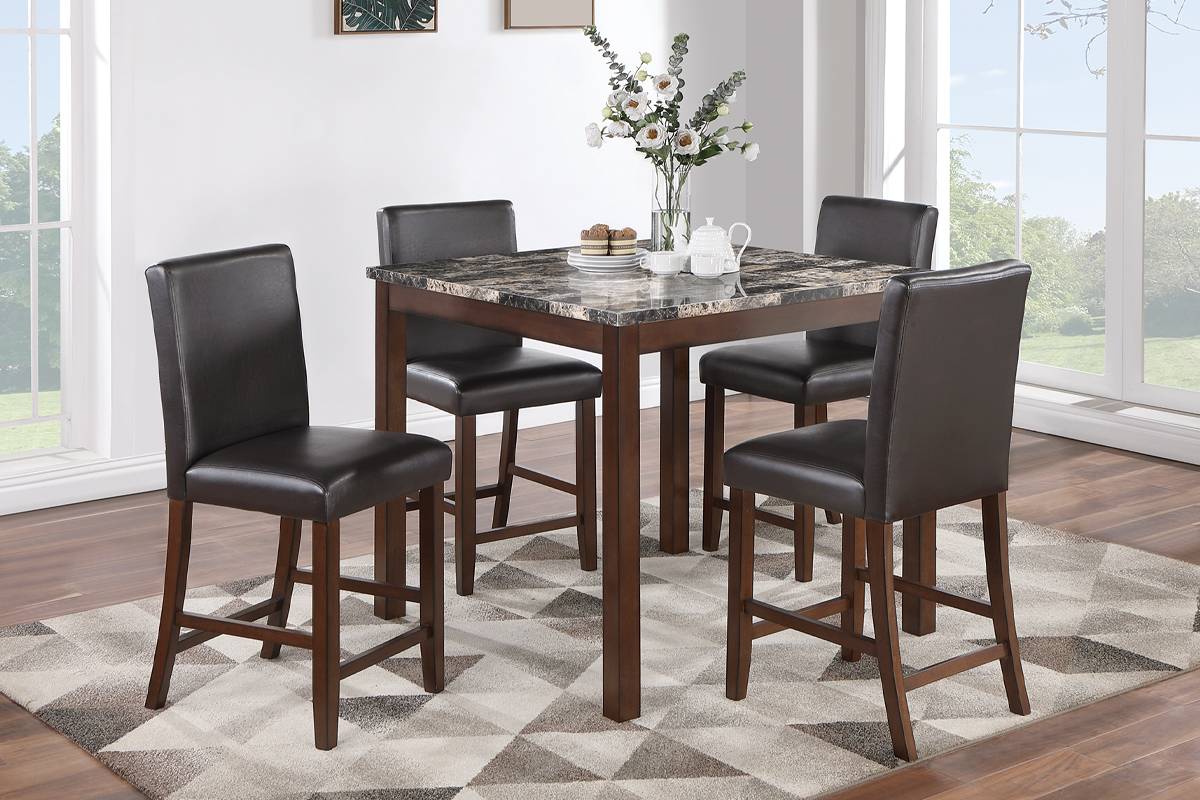 F2615 5-PC Counter Height Dining Set