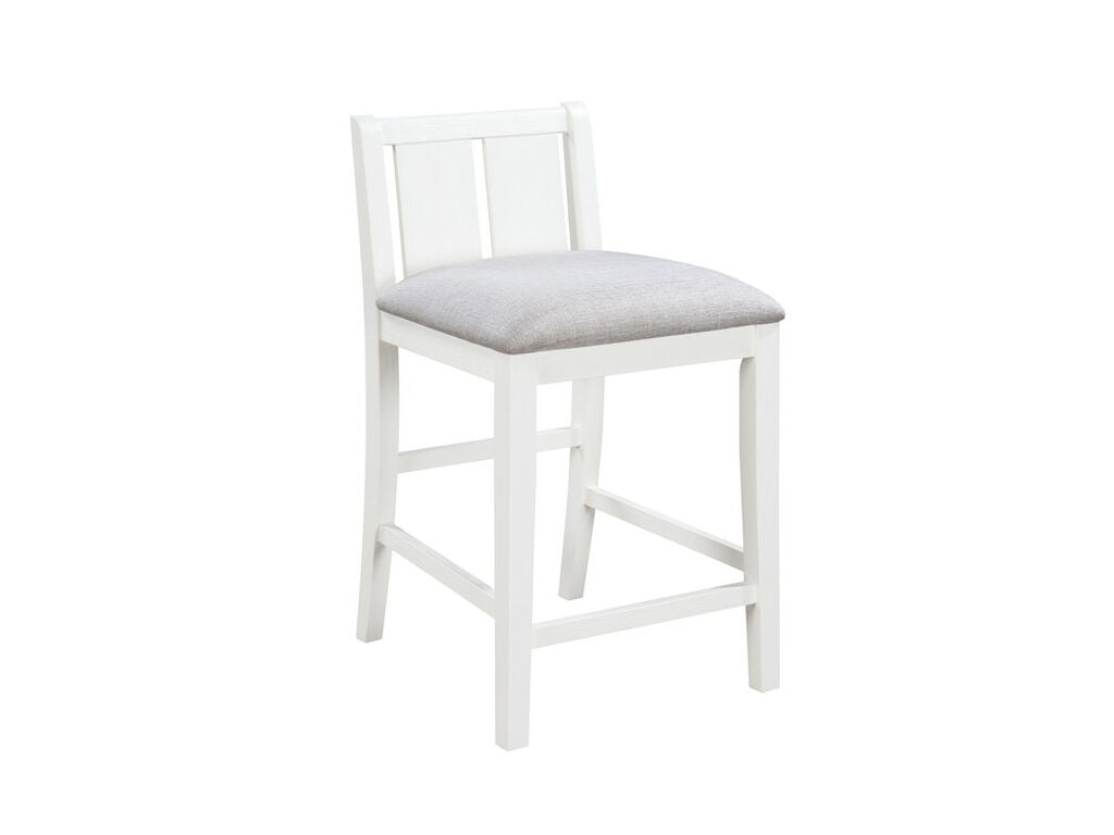 1076-Graham 36W 3-Piece Counter Height Dining Set with Shelves