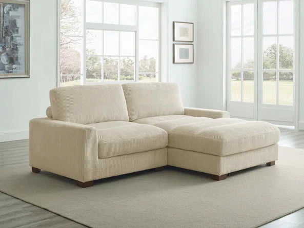 Wade Cloud 90 Wide Sectional - Beige