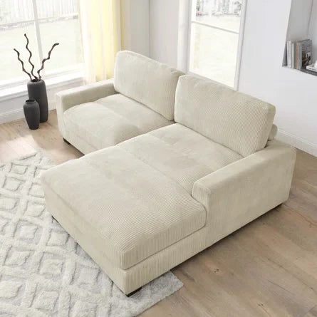 Wade Cloud 90 Wide Sectional - Beige