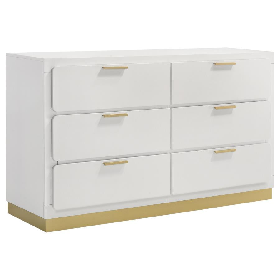 224771Q Caraway Modern Queen Bedroom Set with touch LED