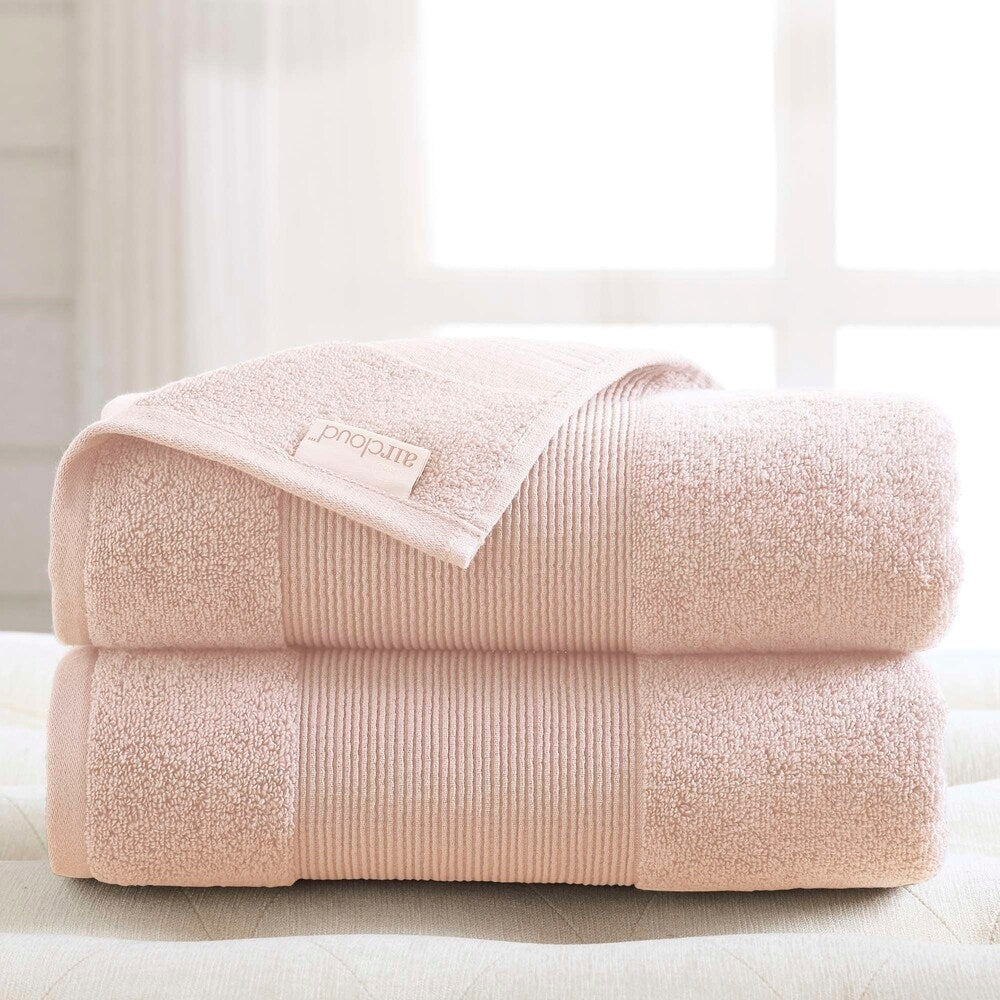 Ensemble de 2 draps de bain surdimensionnés Modern Threads Air Cloud
